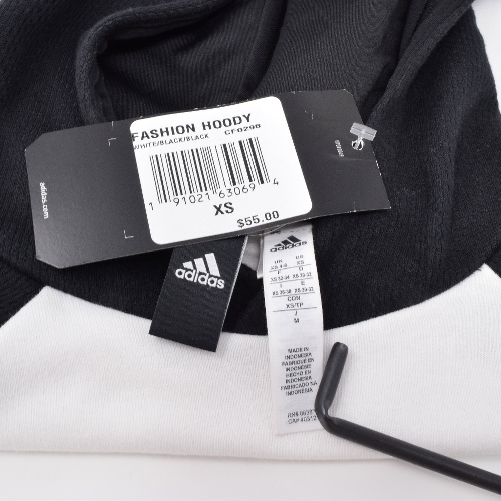 Adidas Fashion Hoody Hoodie Women XS New Casual Athleisure Sporty Comfy Travel - Picture 6 of 8